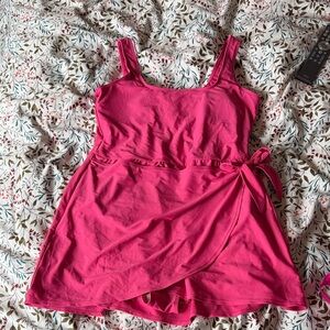 Old Navy Hot Pink Swim Dress